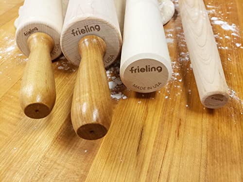 Frieling Crafted In The Usa Maple Rolling Pin Classic Rolling Pin With Handles, 2.4-Inch By 12-Inch Barrel #TOP5