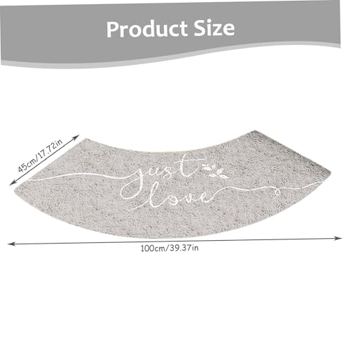 Tapis de bain incurvé pour une sortie de douche d'angle sécurisée et douce - 7