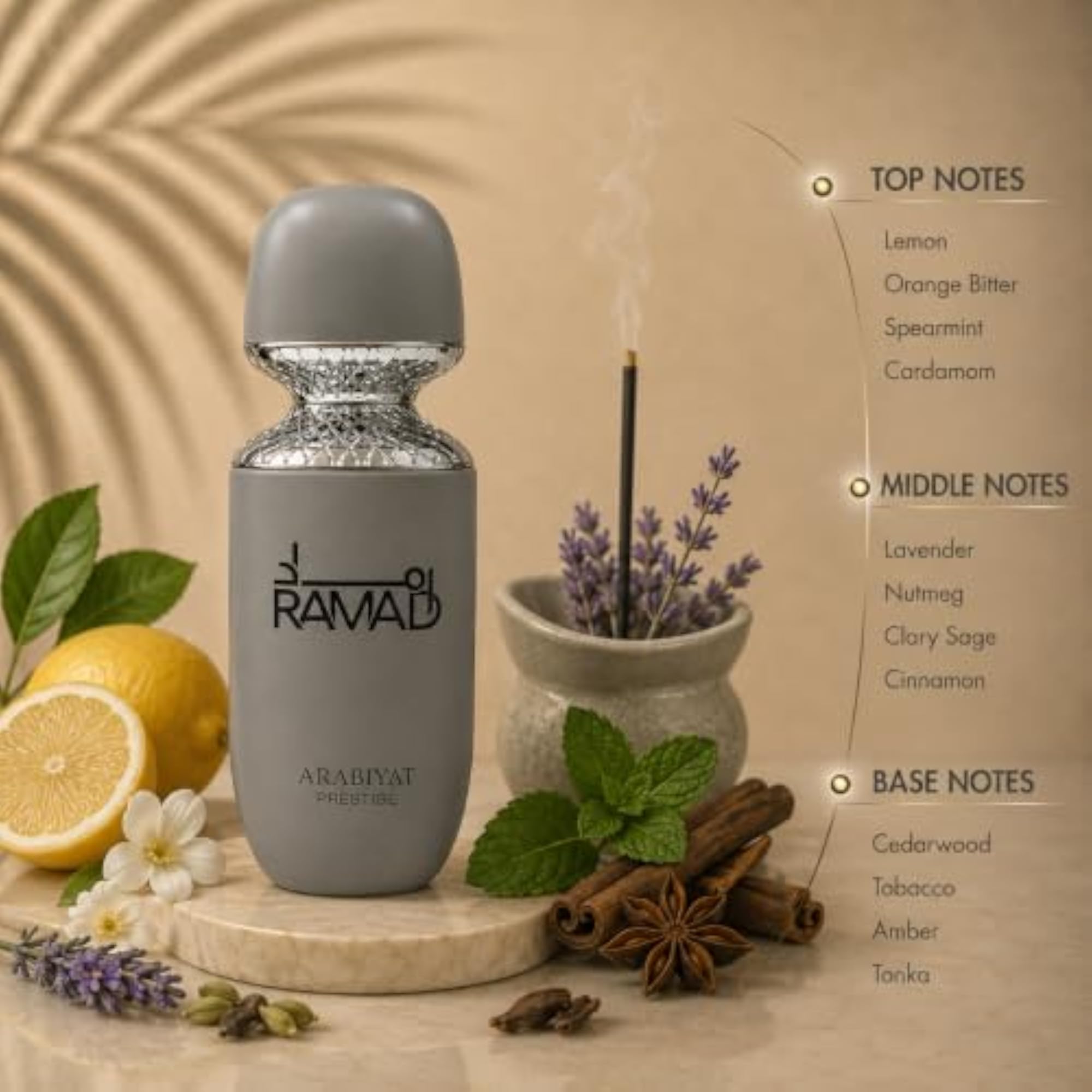 Arabiyat Prestige Ramad Eau de Parfum 100ml, Unisex Gift