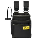 TSUNODA(ツノダ) LOCX 着脱式 腰袋 3段 着脱用バックル付 超硬質 作業用 電工用 腰道具 LX-PO3B