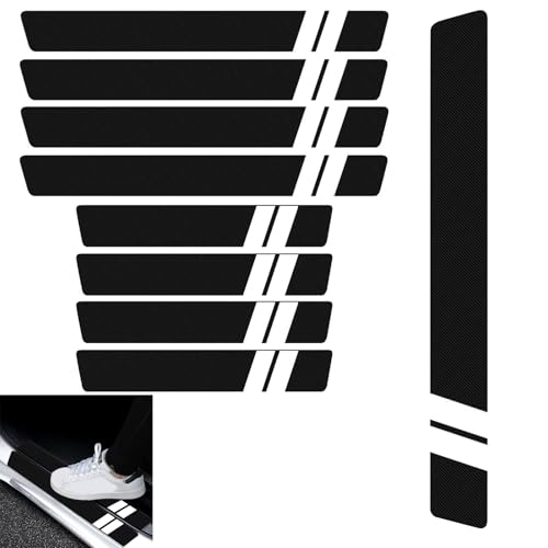 ARYIMYDP 9 piezas Battitacco Auto, Protezioni per Soglie Delle Portiere