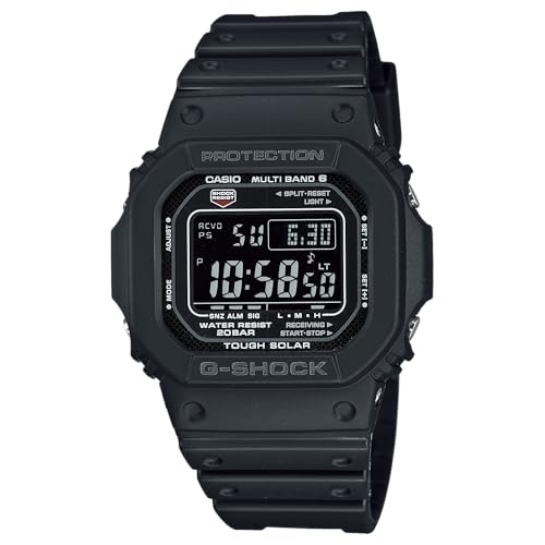Casio G-Shock GWM5610U-1B : montre numérique noire antichoc à éclairage LED