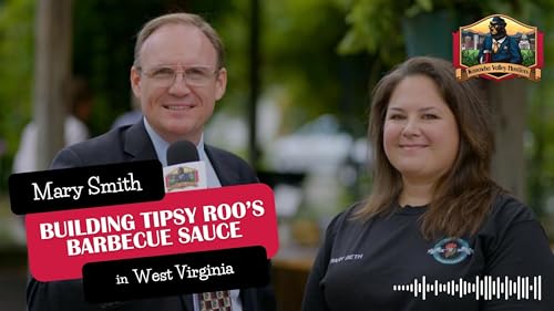 Mary Smith building Tipsy Roo’s Barbecue Sauce in West Virginia