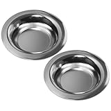 Élégant et élégant : avec un fond plat et un design élégant en fer, ce plat de remplacement complète n'importe quel décor, se fondant parfaitement dans l'ambiance de votre maison.
