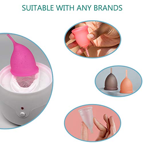 MR.A Menstrual Cup Steamer Machine for Cleaning Menstration Cups in 3 Mins – Nature Fragrance Free Menstrual Cup Wash Kit for Menstrual Disc – A Alternative Solution for Any Period Cup On Travel - Thumbnail 2