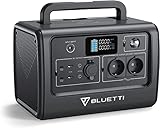 BLUETTI Generador Solar EB70, 716Wh Estación de Energía Portátil, Respaldo de Batería LiFePO4 con 2 Salidas de AC de 1000W (Pico de 1400W), Tipo-C de 100W para Viajes (Panel Solar Opcional)
