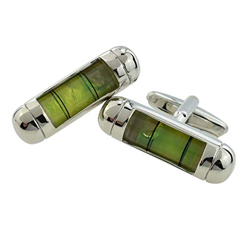 Mancuernillas para hombre nivel verde X2PSN076 miniatura 1