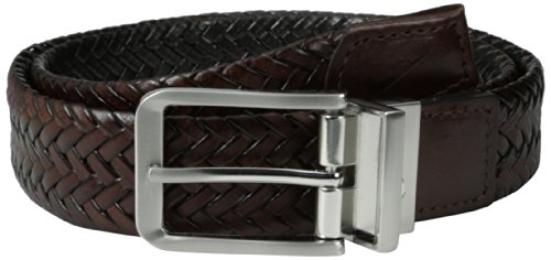 Nike Men's Classic Reversible Braided Belt, Brown/Black, 38