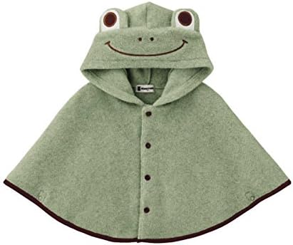 Carseat Poncho for Kids, Child Poncho with Hood, Frog Hood Cape Car Seat Coat, Coffled Carseat Coats for Toddlers, Toddler Fleece Hooded Wool Blend Capes Poncho Children Fall Winter Snowsuit Outwear