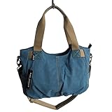 aus robustem Canvas Baumwollstoff , sehr widerstandsfähige Damenhandtasche und bestens für den Alltagseinsatz