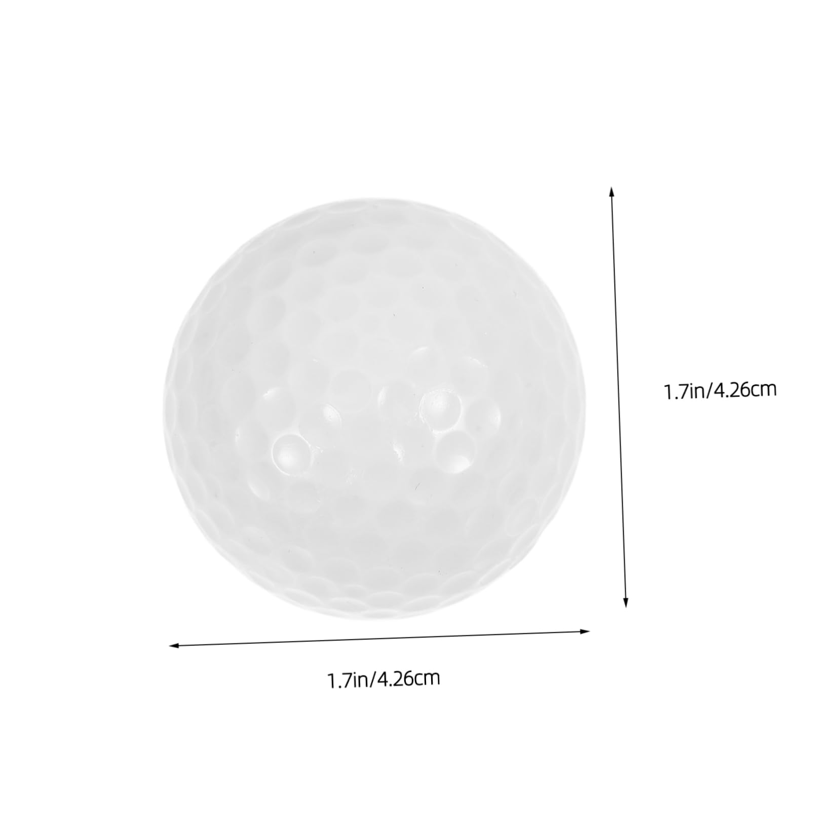 KOMBIUDA 10pcs Indoor Golf Practice High Visibility Training for Golf Enthusiasts Double Design for Indoor and Outdoor Use Lightweight and Portable