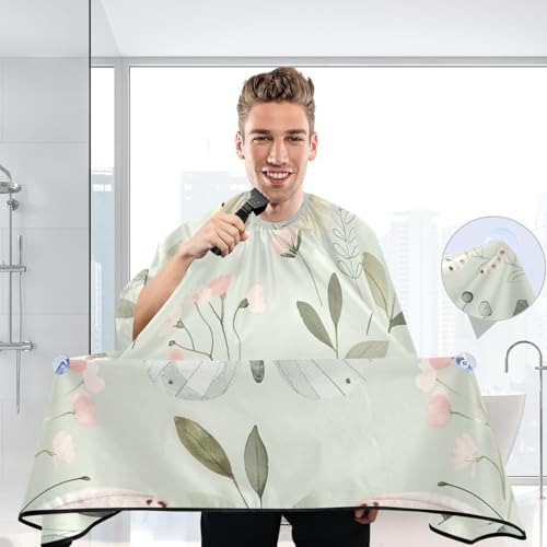 Capa para corte de cabello impermeable CEBUGI con ajuste y ventosas miniatura 6