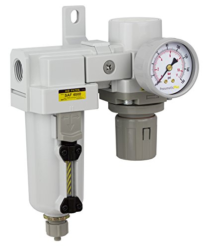 PneumaticPlus SAU4020M-N04G-MEP Air Filter Regulator Modular Combo 1/2