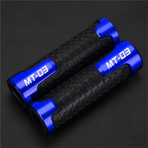 Poignées guidon d'accélérateur YAMAHA MT03 CNC 22mm avec grip antidérapant