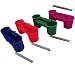 4 Pack in 4 Colors Soda Pop Water Bottle Bird Drinker Cup & Spring Quail Dove Chicken Pigeon