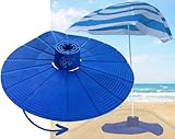 BeachGrip - Beach Umbrella Sand Anchor - Holds a Beach Umbrella in Very Strong Winds (100 MPH) - Heavy Duty Beach Umbrella Stand, Ultra Resistant & Effective - for Beach Umbrella Poles up to 1 Inch