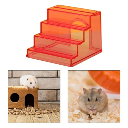 Gralara Hamster escalada escada plataforma escada brinquedo escadas casa hamster para ratos hamsters
