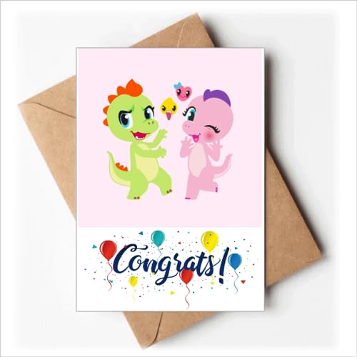 Cartes de mariage avec enveloppes dinosaure pour surprendre les mariés au vin d'honneur