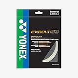YONEX EXBOLT 68 Badminton String, Gauge 0.68mm Length 10m/33feet, High Power & Durable Choice of Colors (White)