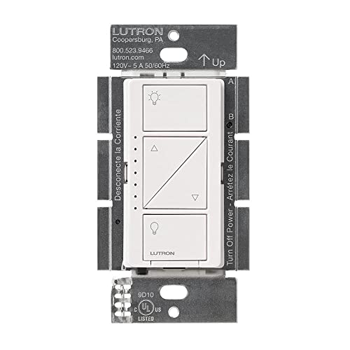 Lutron Caseta Smart Lighting Dimmer Switch For Wall And Ceiling Lights | Pd-6Wcl-Wh | White (8-Pack) #TOP1