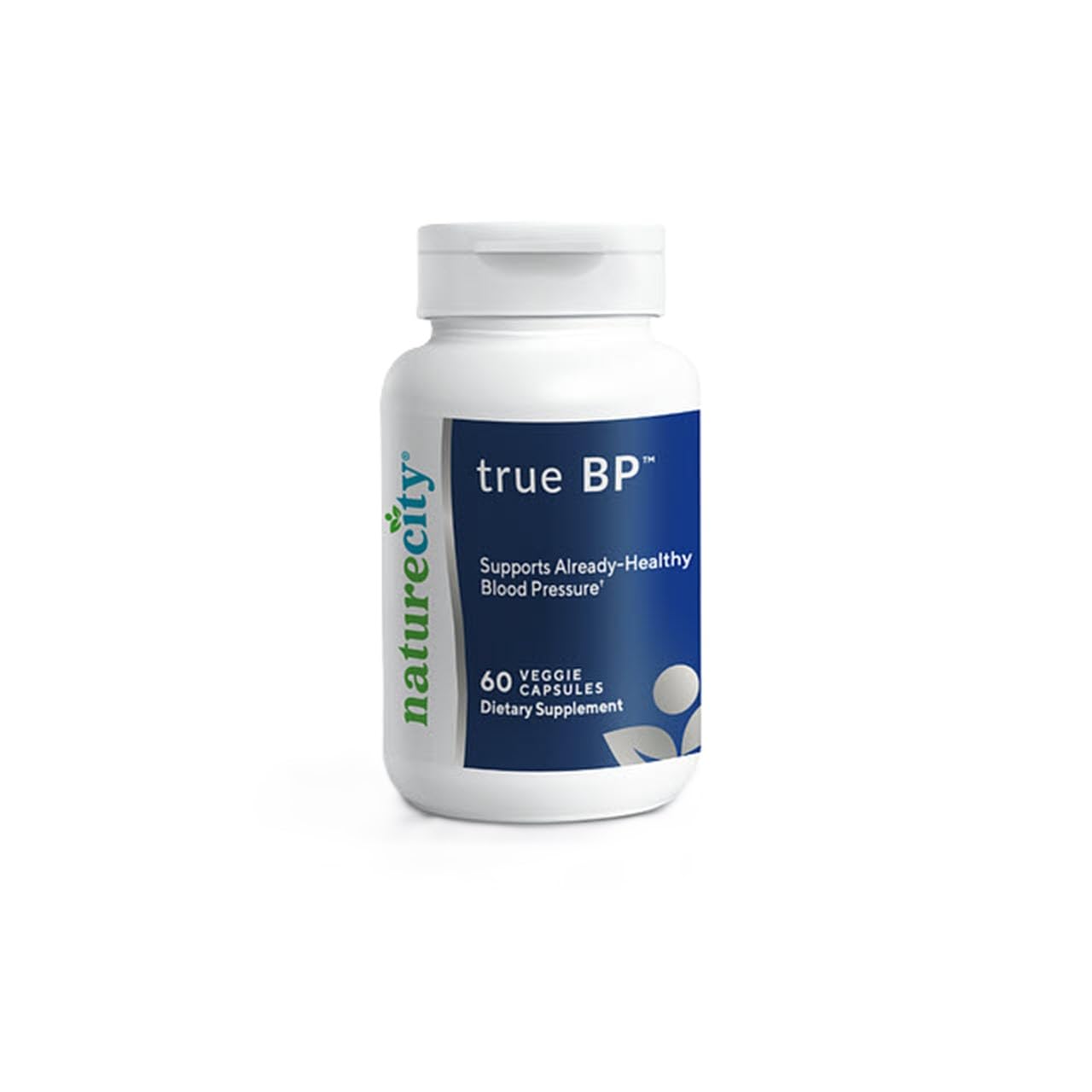 NatureCity True-BP | Supplements to Support Blood Flow for Heart Health | MegaNatural-BP 80mg 16% Oleuropein (60 Veggie Capsules) Non_GMO, Gluten Free