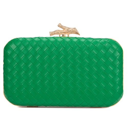 CHUNLI Clutch Purses for Women Evening/Wedding Chic Woven Bag Formal