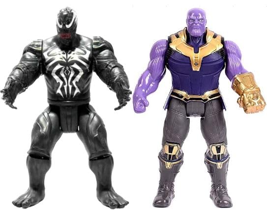 See full amazon price history chart for RidhimaArt Superhero Figures Villain Edition Thanos and Deadly Venom Toys Action Figure Premium Playset with LED Light for Boys & Girls Best for Gifts/Decoration (Pack of 2) RidhimaArt Superhero Figures Villain Edition Thanos and Deadly Venom Toys Action Figure Premium Playset with LED Light for Boys & Girls Best for Gifts/Decoration (Pack of 2) (B0CPXR8Y7S) Amazon Price History, Amazon Price Tracker