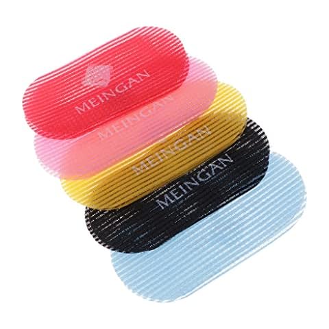 SM SunniMix 5/6 Paare Bunte Haar Greifer, Haar Halter, Haar Klettverschluss, Haar Pads, Make-up Zubehör, 5 Paar - Oval Cover