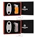 CIGARLOONG Cigar Cutter and Lighter Set, Sharp Blade Cutter Refillable Butane Lighter with Cigar Punch(Grey)