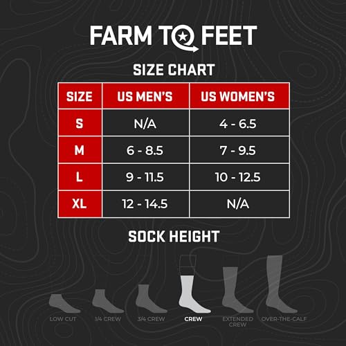 Farm to Feet Damascus Lightweight Crew Merino Wool Socks2