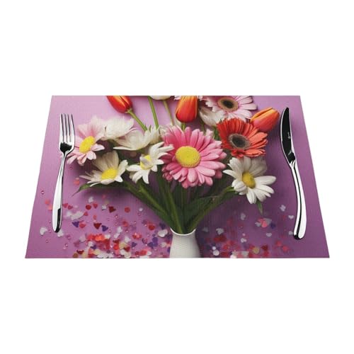Set de table lavable pour protéger des taches et de la chaleur lot de 4