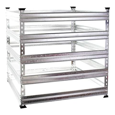 Compostador de Metal para jardín 900 L Cover