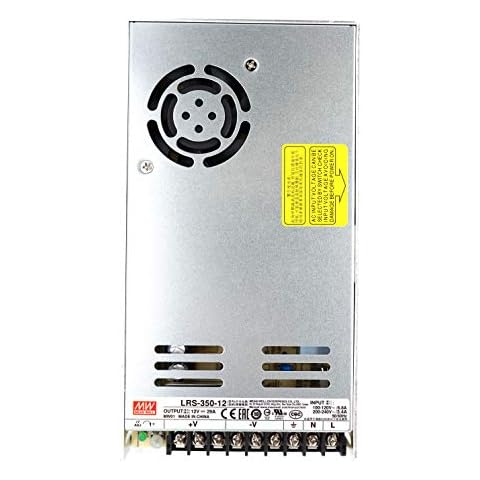 MEAN WELL LRS-350-12 Switching Power Supply 348W 12V 29Amp Single Output (LRS Series 350W 12V) for LED Project Cover