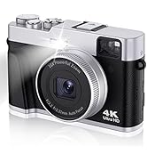 Amazon | Femivo 4K デジカメ デジタルカメラオートフォーカス 4800万