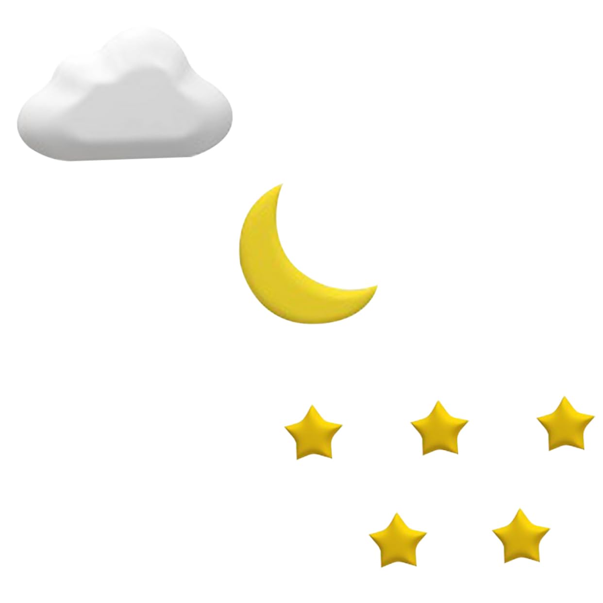 EXCEART 1set -Collision Wall Panel for Boy Girl Soft Self-Adhesive Wall Sticker Decor Padded Safety Pad for Nursery Kindergarten and Playrooms Star