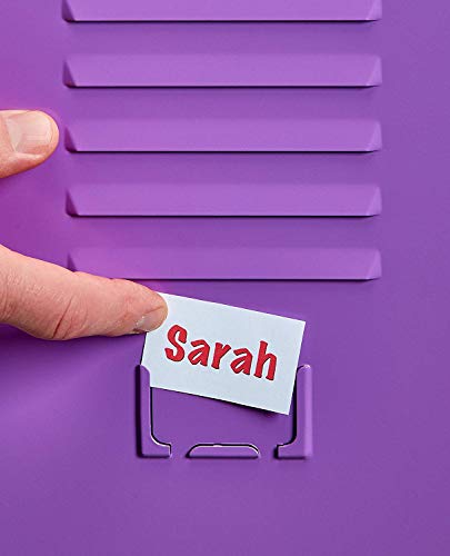 Adiroffice Kids Steel Metal Storage Locker - For Home & School - With Key & Hanging Rods (24 In 1 Door, Blue) #TOP1