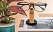 VIPbuy Handgemachte Form Holzschnitzbrille Brillenhalter Ständer Sonnenbrillen Präsentationsständer Home Office Schreibtischdekoration (Labrador Retriever)