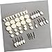 ULTECHNOVO 129pcs Wool Buffing Pad Set for Polishing and Grinding Metal and Surfaces Automotive and Industrial Use Compatible with Electric Tools