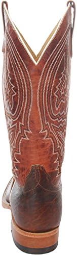 Anderson Bean Men's Mike Tyson Bison Rust Lava Cowboy Boots Brown/Red 10.5 B