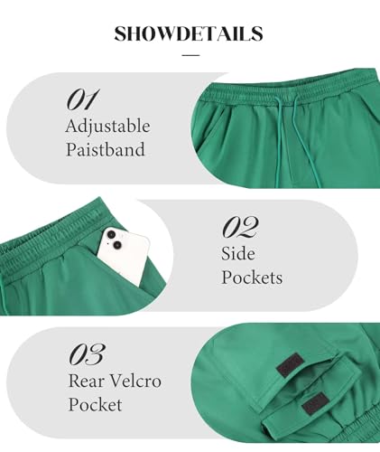 Pantalon de jogging homme extensible à cordon de serrage et poches multiples
