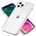 Produktbild NALIA Klares Hartglas Case kompatibel mit iPhone 13 Pro Hülle, Transparent Regenbogen Effekt Anti-Gelb Kratzfest Tempered Glass & Silikon Bumper, Holografisch Bunt Glänzende Handyhülle Durchsichtig