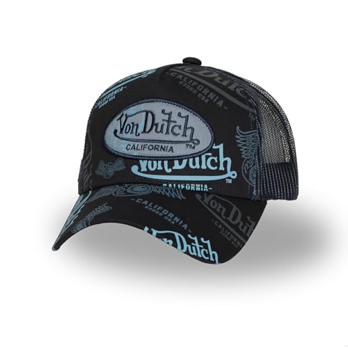 Von Dutch Casquette Trucker avec Filet Adulte Print All Over Cafe TU