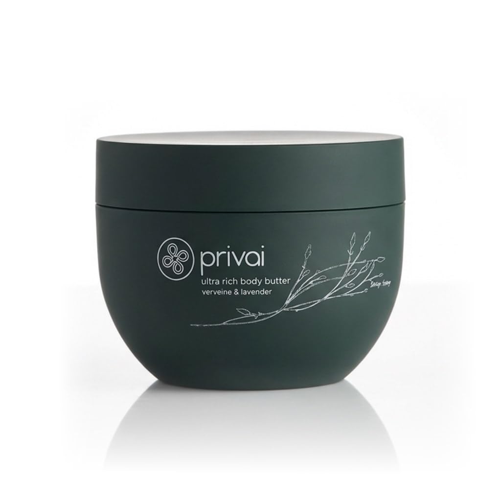 Privai Ultra Rich Conditioning Body Butter, 8 fl oz, Nourishing Cellular Renewal with Shea Butter, Aloe Vera, Moisturizes dry skin