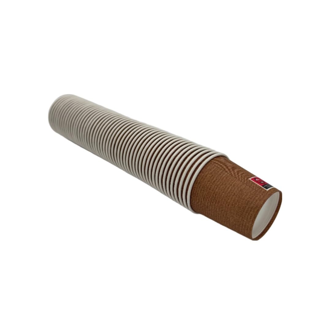 Vasos de Papel Kraft 240ml - Ø 80mm, Calidad 280g/m² para Bebidas Calientes y Frías - Desechables, Ecológicos, Perfectos para Café con Leche (240ml (8oz), 1000, unidad)