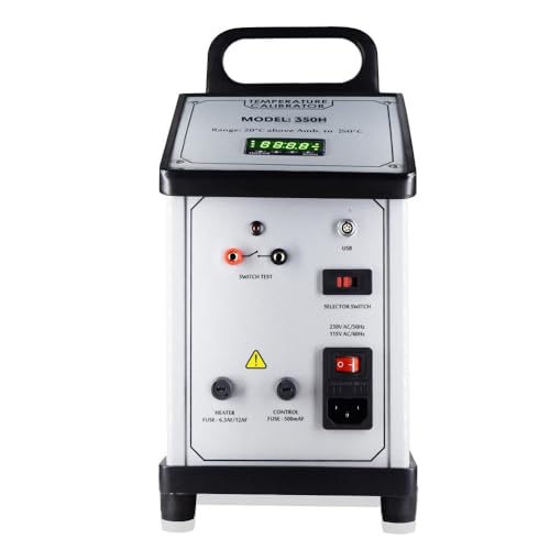 Dry Block High Temperature Calibrators (Range: 20°C to 650°C) with Thermocouples (T, J, K, N, R, S) Temperature for Calibration Labs, Thermal Plants | Thermocouple Simulator | Model: AI-DBC-02
