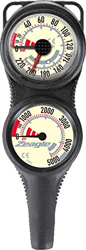 Zeagle2 Gauge Combo w/MiFlex Hose (Imperial)