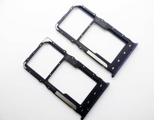 2X Single Sim Card Holder Slot SimCard Tray Replacement Compatible with Motorola Moto G Pure XT2163 6.5 inch (Blue)