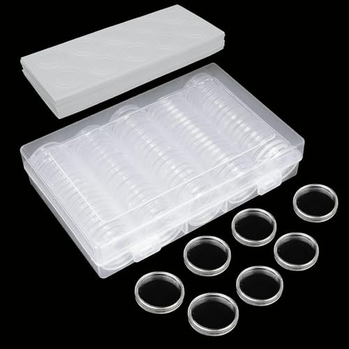 Cápsulas para monedas de 30 mm transparentes con protección interna contra impactos 6