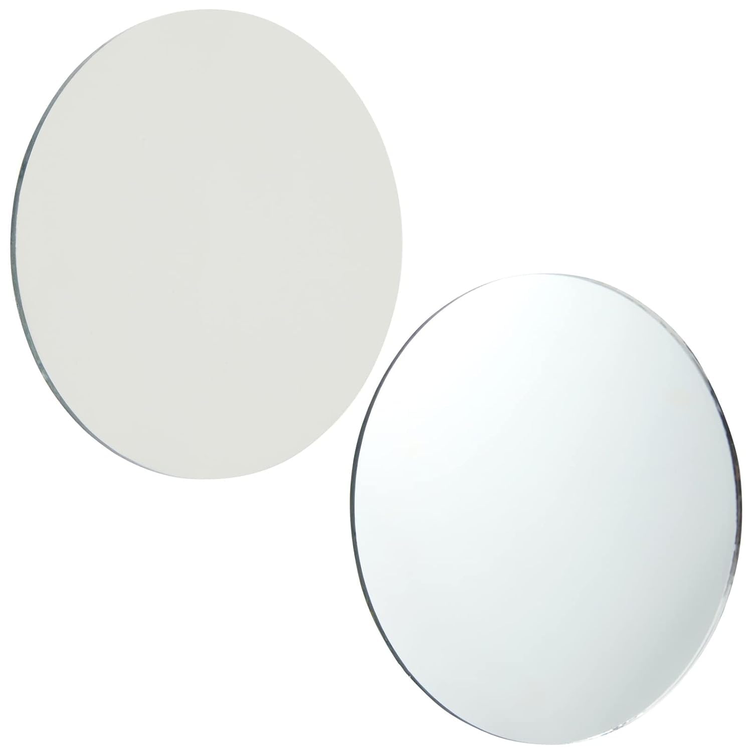 Silver Glass Round Mirrors - Lippan Art & DIY -5 Silver Glass Round Mirrors - Lippan Art & DIY -5