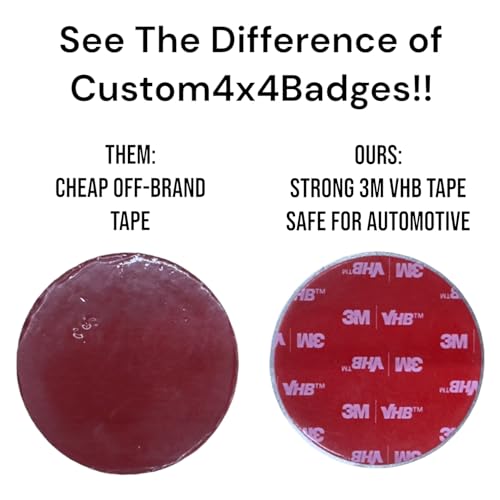 Image of Veteran Rated - Solid Stainless Steel Metal 4x4 Badge Designed for Any 4x4 Vehicle - Made in the USA by CUSTOM4X4BADGES
